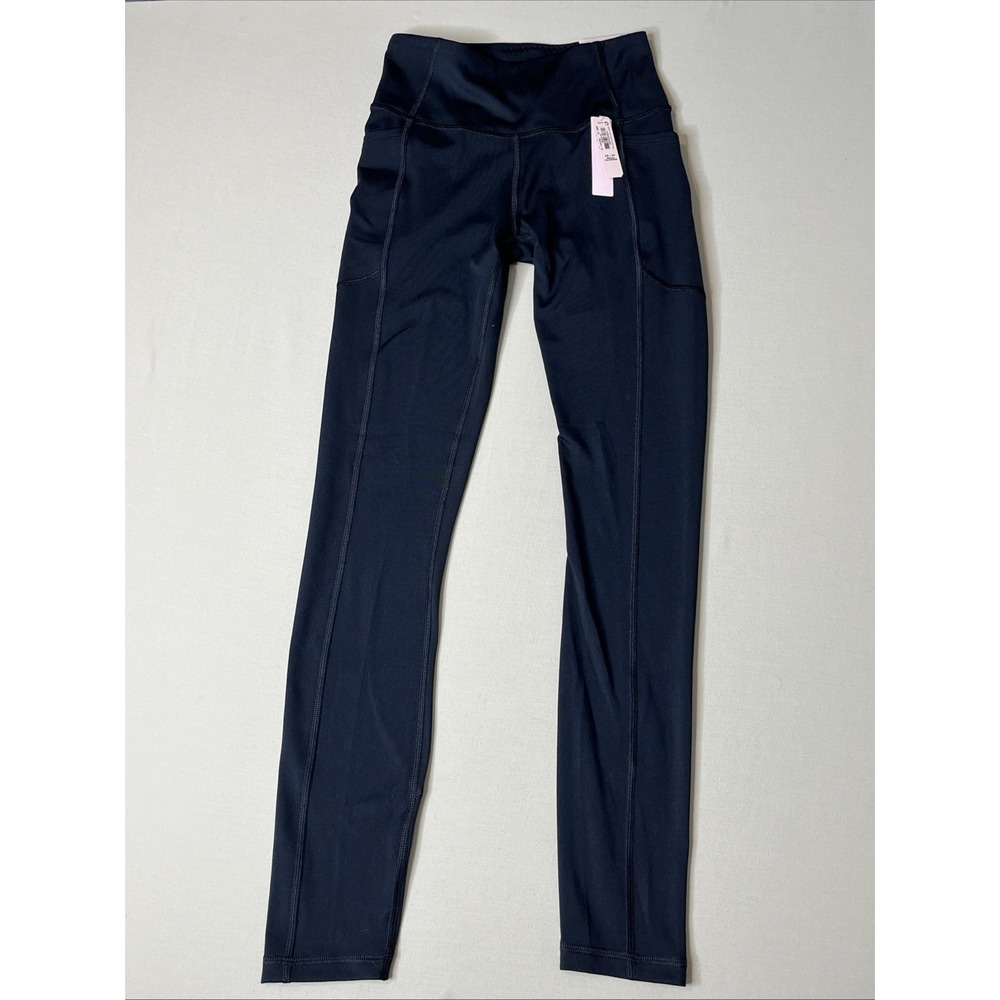 Victoria's Secret Sport Essential Leggings Black With Pockets Size XS NWTs